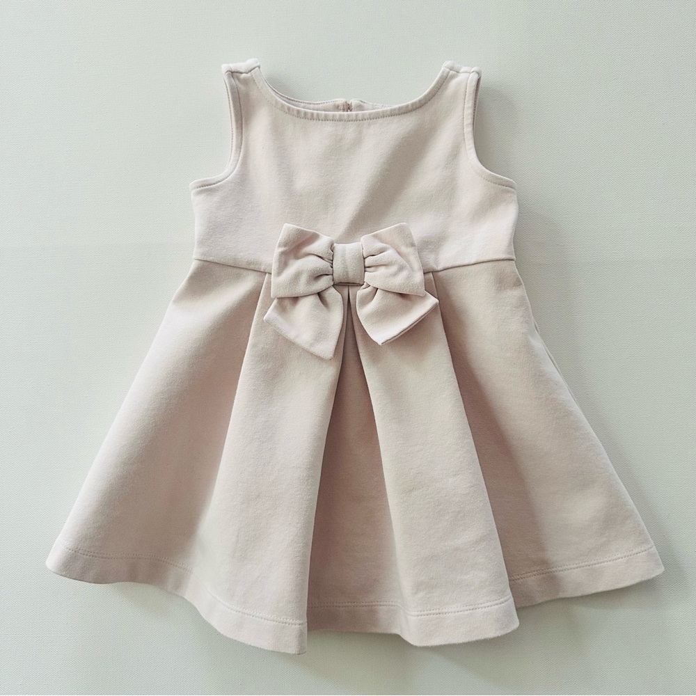 Janie and Jack 12-18 Months Baby Girl Light Pink Party Bow Dress